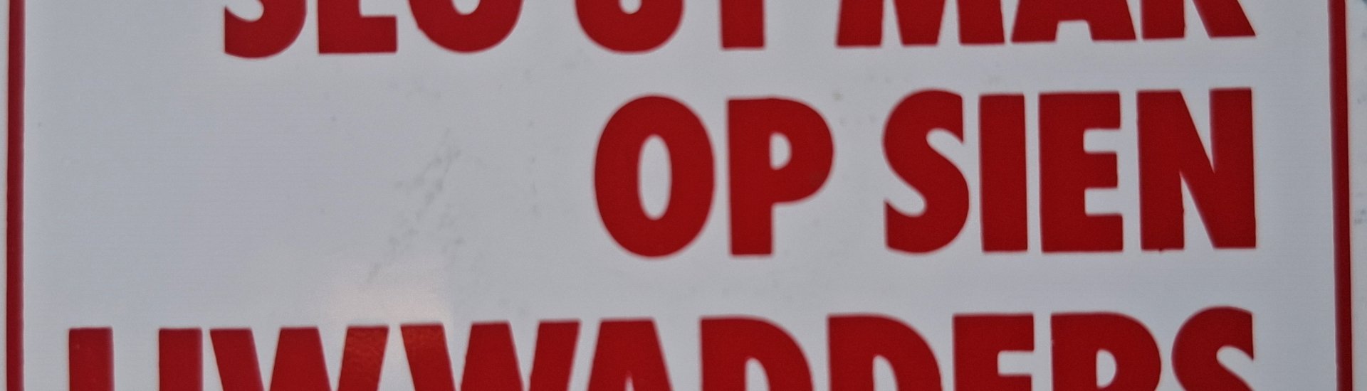 Tekst: seg ut mar op sien liwwadders - initiatiefgroep stadsfries